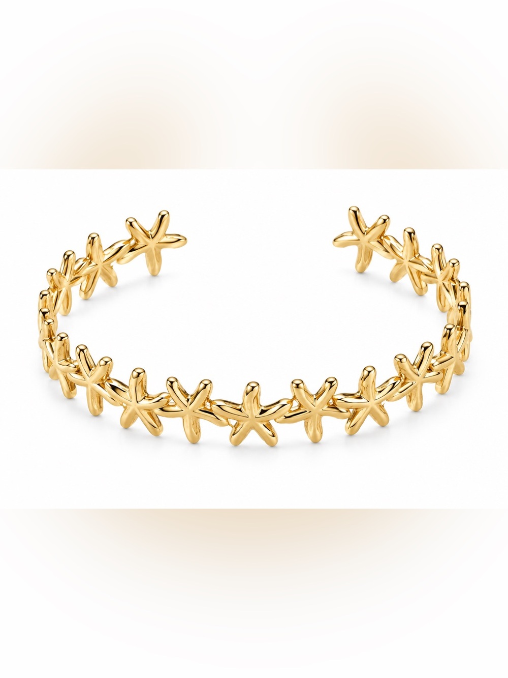 Oshena designer beachwear Gold Starfish cuff Bracelet NEW release‎